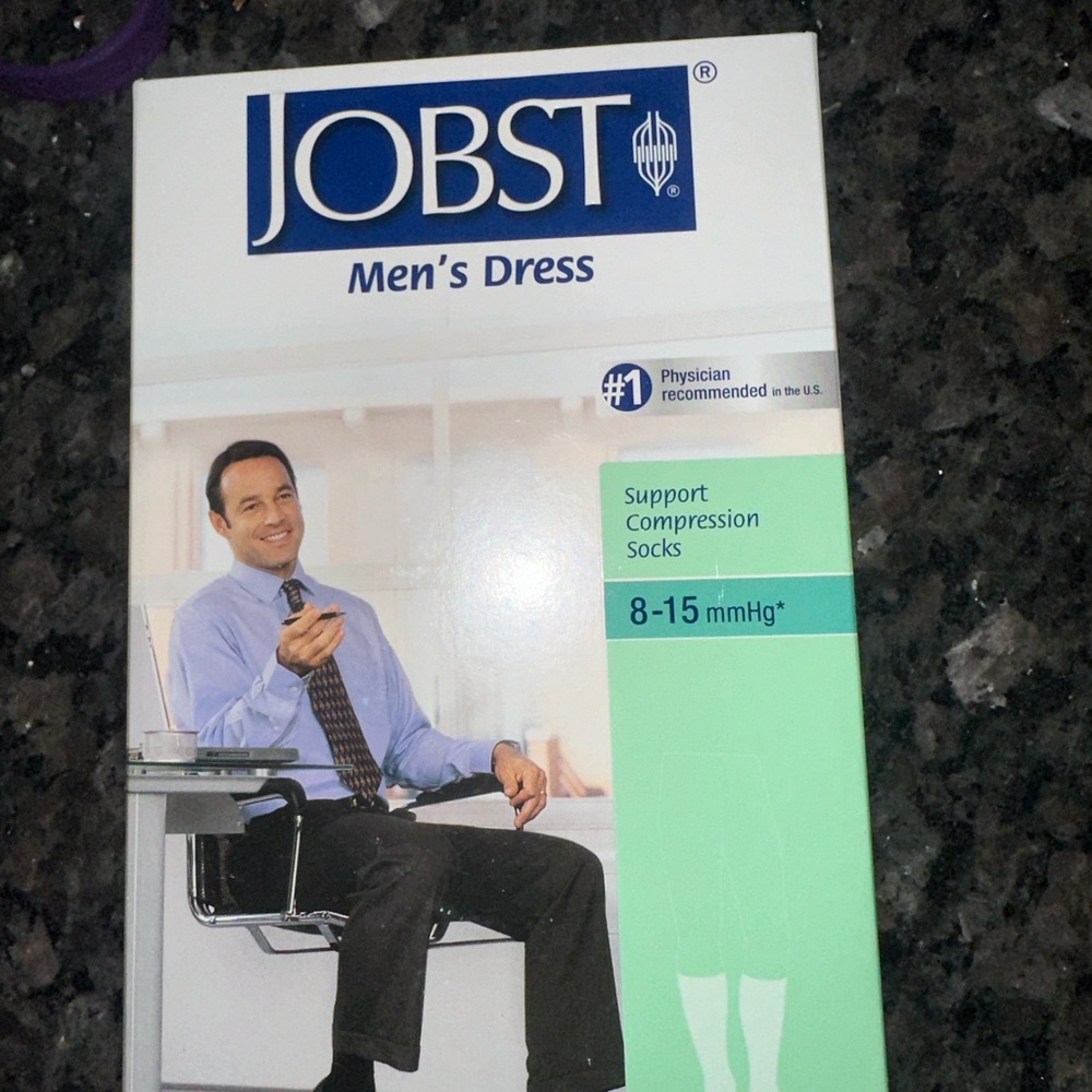 JOBST men’s dress support compression socks size L